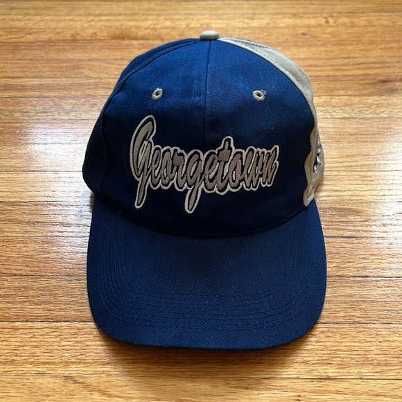 Vintage Georgetown Hoyas Strapback / 90s / Athletics Softwear - Picture 2 of 9